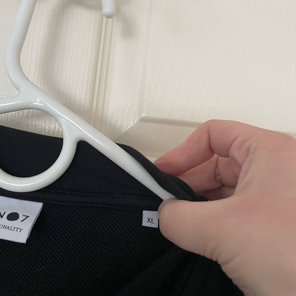 NN07 No Nationality Jake 3222 Black Bomber Shirt Jacket Size XL - Picture 7 of 7